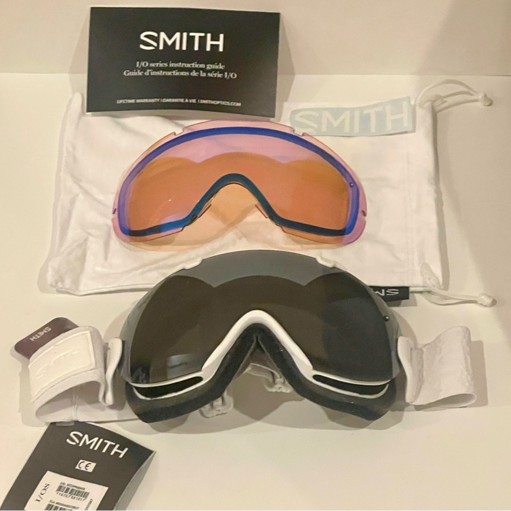 NWT Smith I/OS Ski Goggles with Bonus Lens